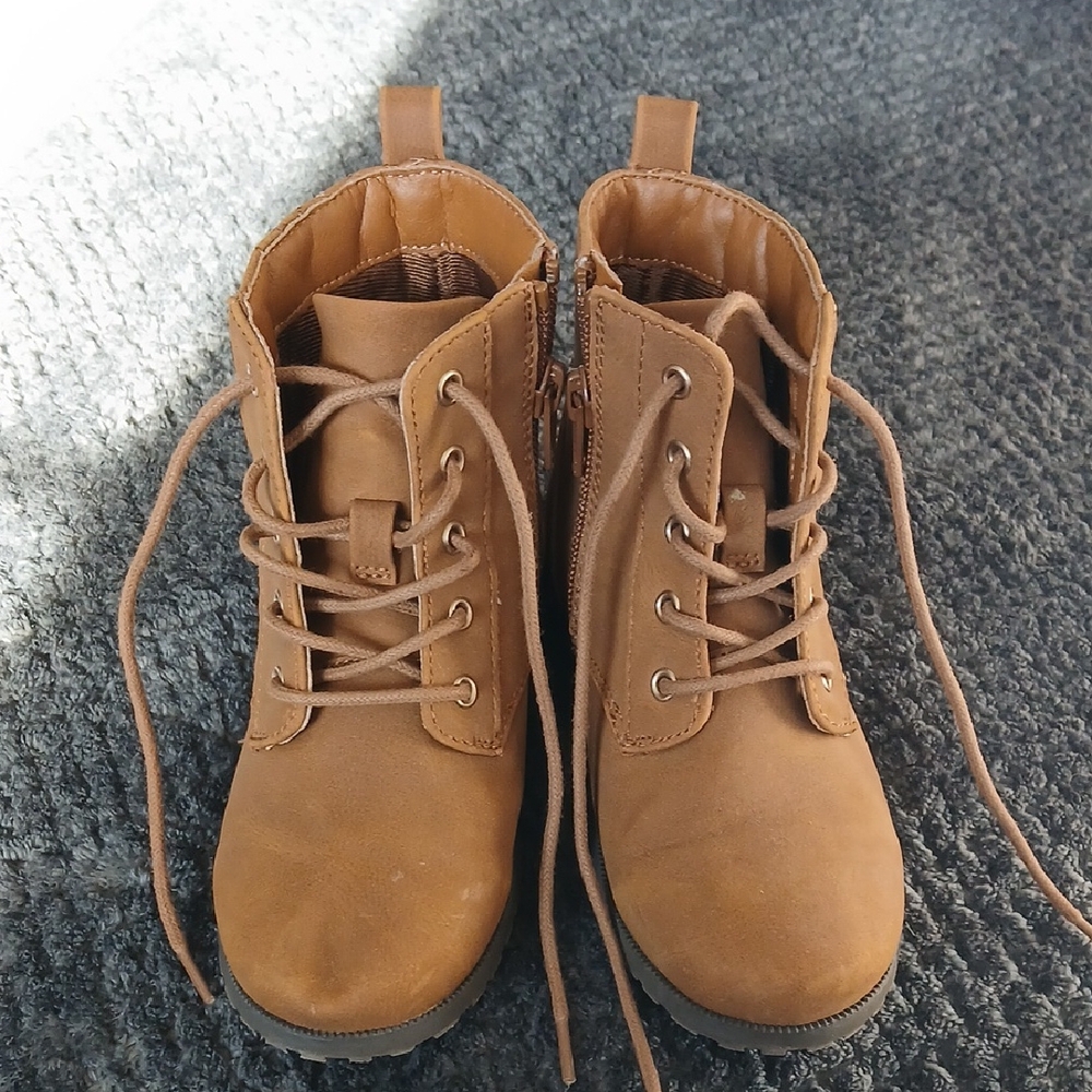The Children's Place Brown Leather Boots